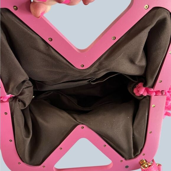 Premium Pink Leather Handbag: Stylish Shoulder Bag for Women  Stylish and Super Cute Pink Handbag